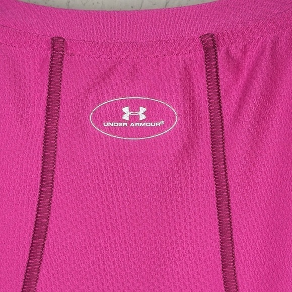 Under Armour Heatgear Short Sleeve Workout Top Size Small - Picture 5 of 11